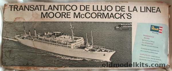 Revell 1/400 Moore McCormack's SS Argentina Luxury Ocean Liner, H334 plastic model kit